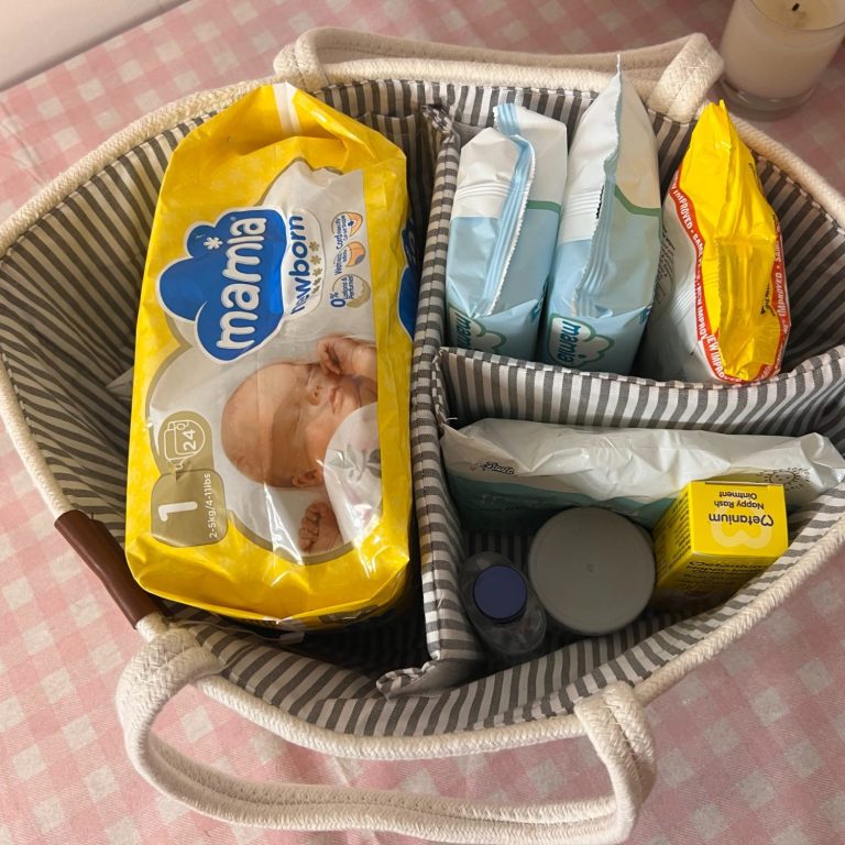 Nappy Caddy Contents
